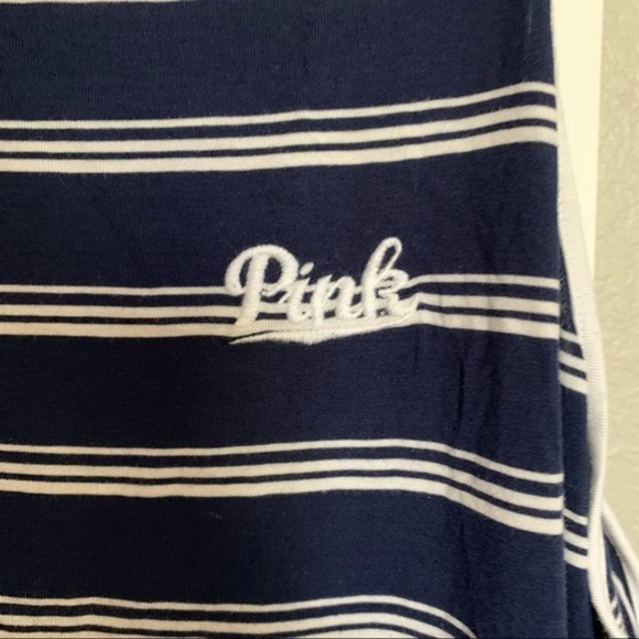 VS PINK Super Soft Striped Crop Tank Top - Picture 3 of 5